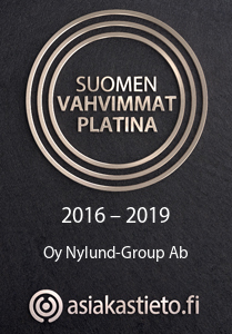 Suomen Vahvimmat -platinasertifikaatti Nylund Groupille