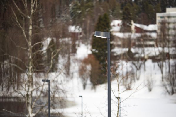 Kajaanin rantapuiston valaistus