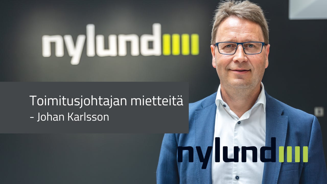 Johan Karlsson - Toimitusjohtajan mietteitä